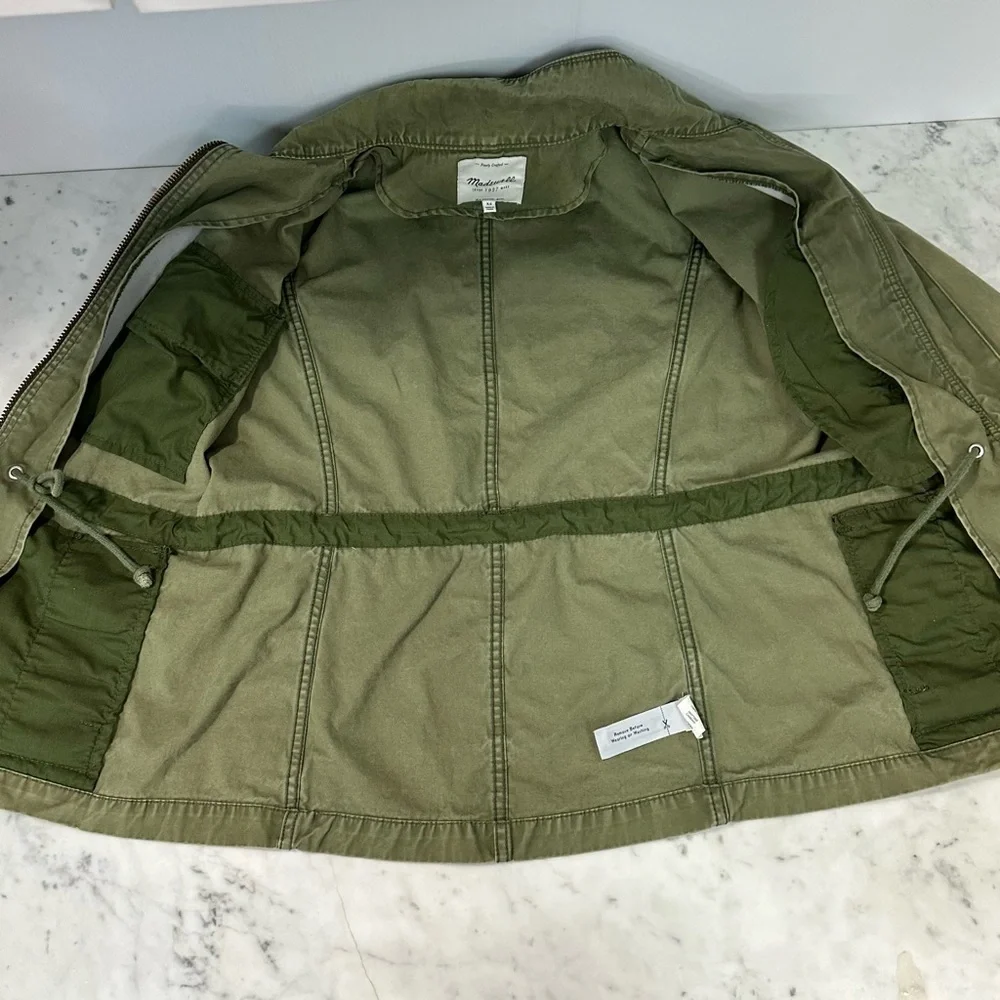MADEWELL Fleet Jacket Military Army Green Utility Size XS Full Zip